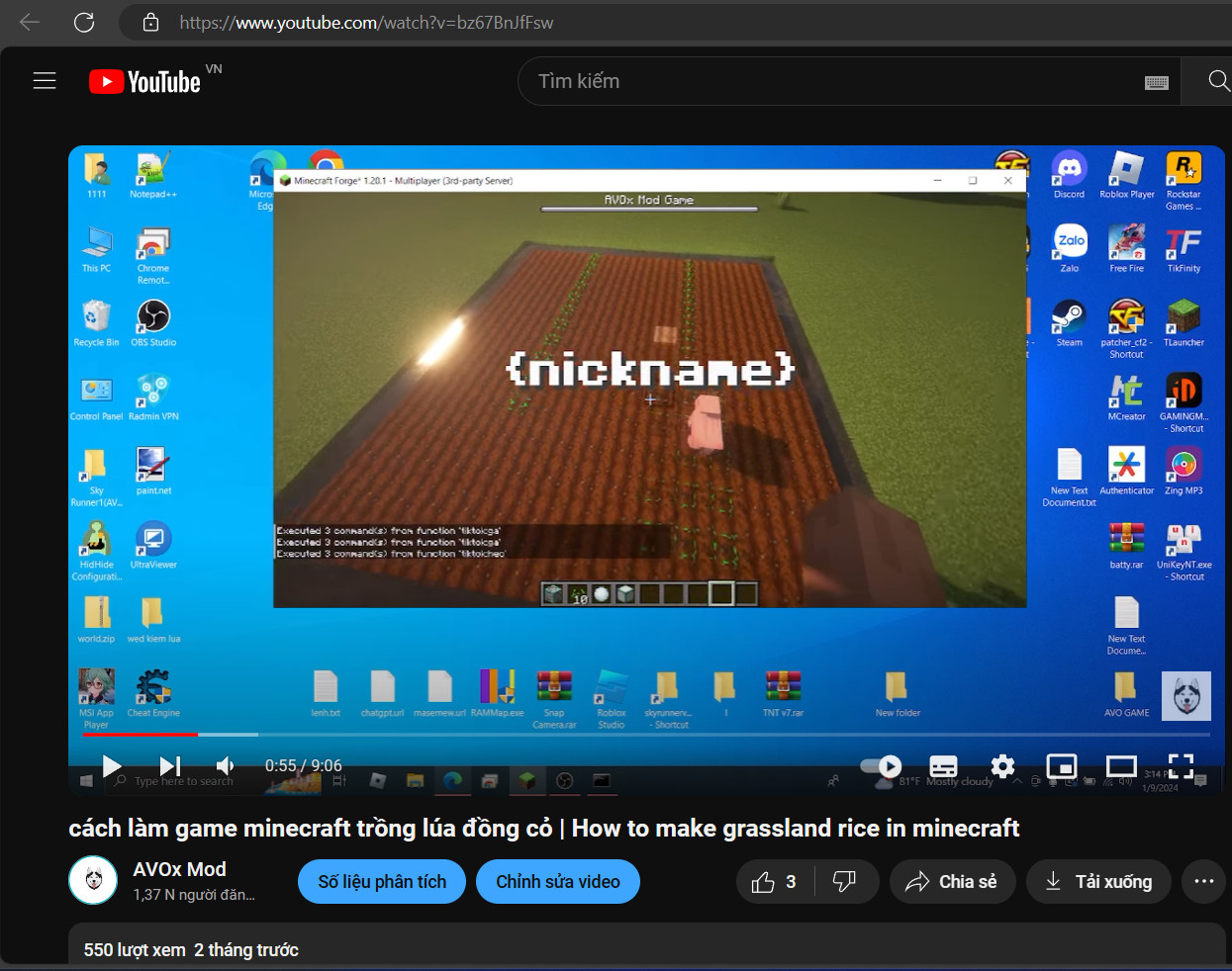 farm lúa 1.20.1 (ib ad lấy ảnh bảng )